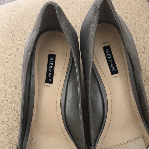 Alex Marie Peep Toe Wedges - Picture 3 of 5